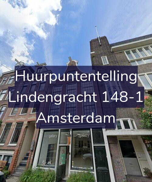 Foto gevel Huurpuntentelling voor Lindengracht 148-1, Amsterdam