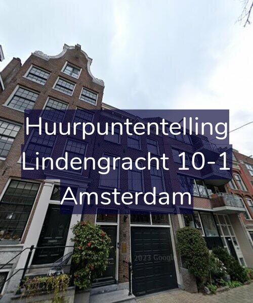 Foto gevel Huurpuntentelling voor Lindengracht 10-1, Amsterdam