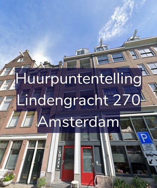 Foto gevel Huurpuntentelling voor Lindengracht 270, Amsterdam
