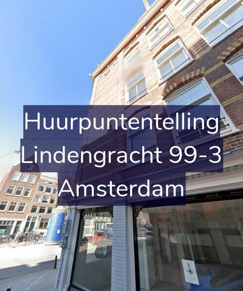 Foto gevel Huurpuntentelling voor Lindengracht 99-3, Amsterdam