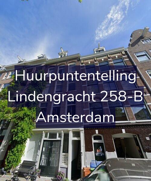 Foto gevel Huurpuntentelling voor Lindengracht 258-B, Amsterdam