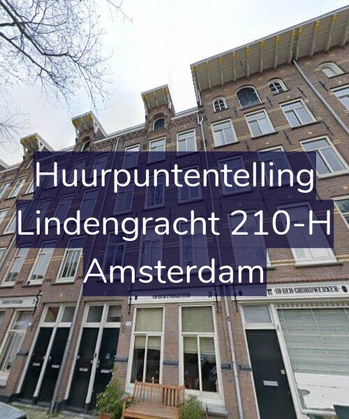 Foto gevel Huurpuntentelling voor Lindengracht 210-H, Amsterdam