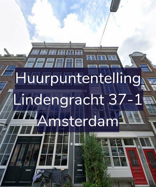 Foto gevel Huurpuntentelling voor Lindengracht 37-1, Amsterdam