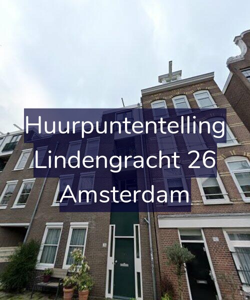Foto gevel Huurpuntentelling voor Lindengracht 26, Amsterdam