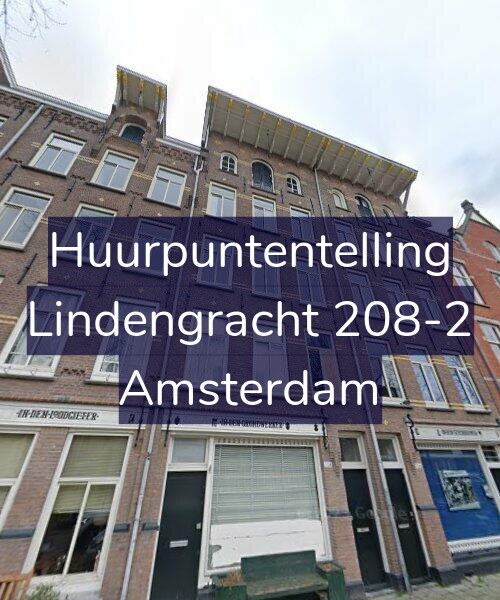 Foto gevel Huurpuntentelling voor Lindengracht 208-2, Amsterdam