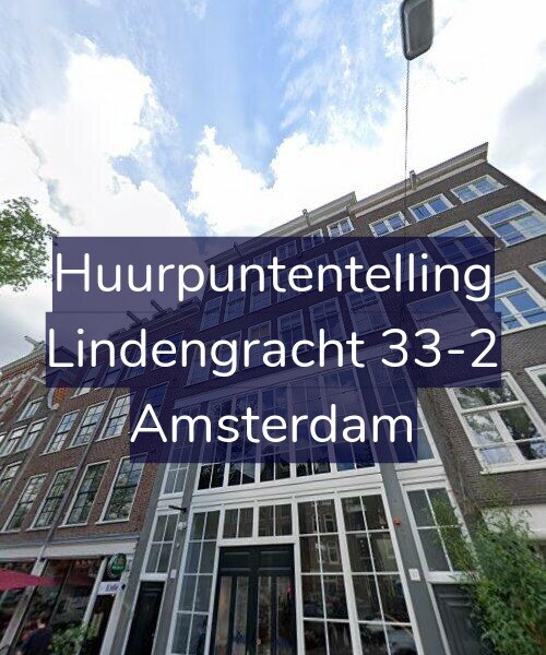 Foto gevel Huurpuntentelling voor Lindengracht 33-2, Amsterdam