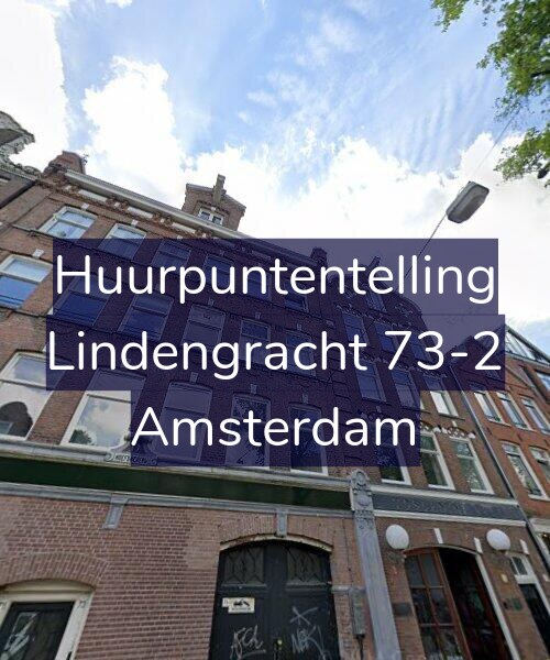 Foto gevel Huurpuntentelling voor Lindengracht 73-2, Amsterdam