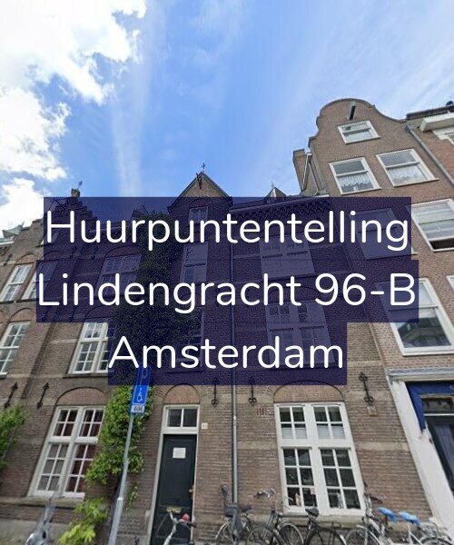 Foto gevel Huurpuntentelling voor Lindengracht 96-B, Amsterdam