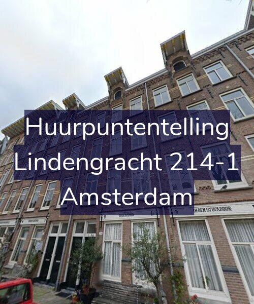 Foto gevel Huurpuntentelling voor Lindengracht 214-1, Amsterdam