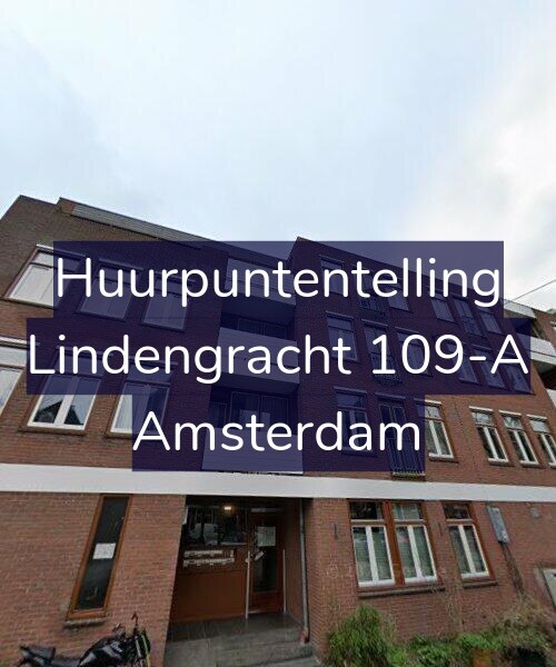 Foto gevel Huurpuntentelling voor Lindengracht 109-A, Amsterdam