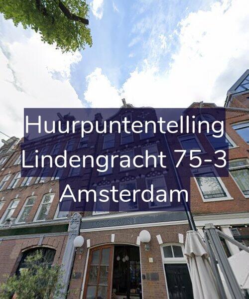 Foto gevel Huurpuntentelling voor Lindengracht 75-3, Amsterdam