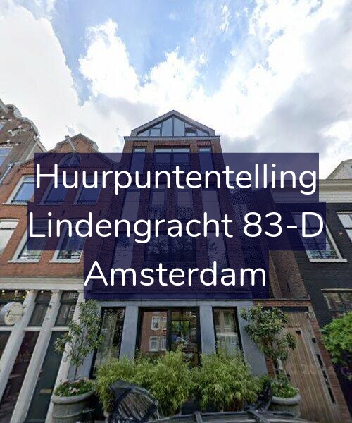 Foto gevel Huurpuntentelling voor Lindengracht 83-D, Amsterdam