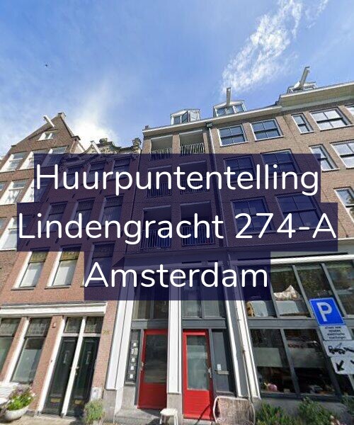 Foto gevel Huurpuntentelling voor Lindengracht 274-A, Amsterdam
