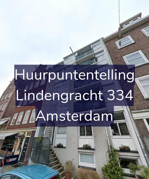 Foto gevel Huurpuntentelling voor Lindengracht 334, Amsterdam