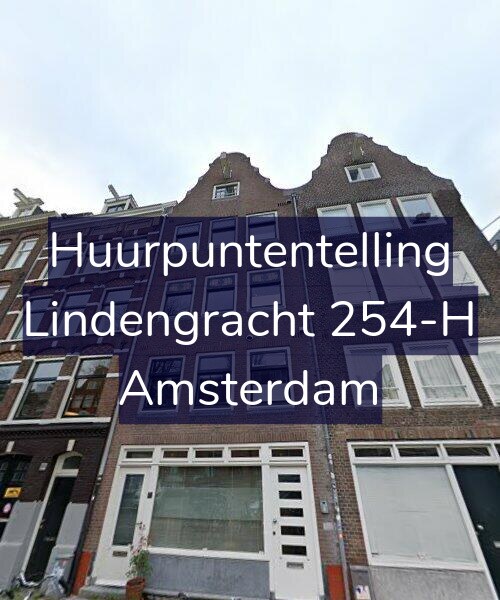 Foto gevel Huurpuntentelling voor Lindengracht 254-H, Amsterdam