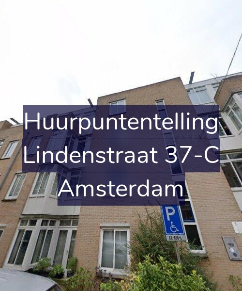 Foto gevel Huurpuntentelling voor Lindenstraat 37-C, Amsterdam