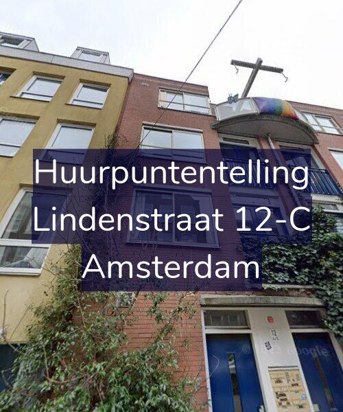 Foto gevel Huurpuntentelling voor Lindenstraat 12-C, Amsterdam