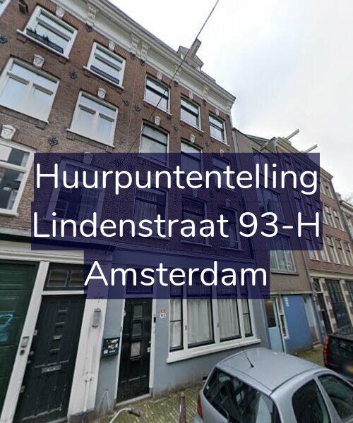 Foto gevel Huurpuntentelling voor Lindenstraat 93-H, Amsterdam