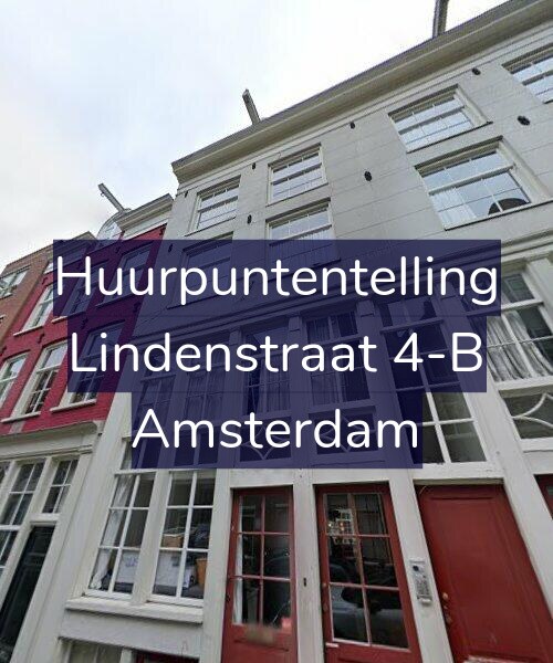 Foto gevel Huurpuntentelling voor Lindenstraat 4-B, Amsterdam