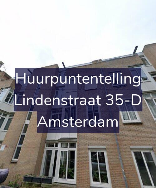 Foto gevel Huurpuntentelling voor Lindenstraat 35-D, Amsterdam