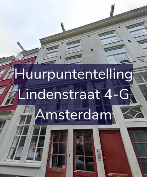 Foto gevel Huurpuntentelling voor Lindenstraat 4-G, Amsterdam