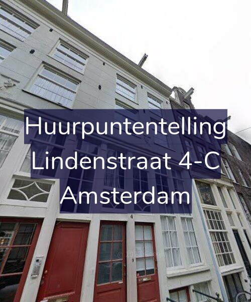 Foto gevel Huurpuntentelling voor Lindenstraat 4-C, Amsterdam