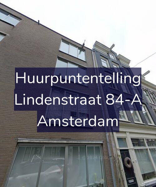 Foto gevel Huurpuntentelling voor Lindenstraat 84-A, Amsterdam
