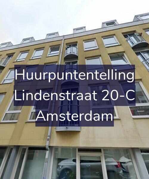 Foto gevel Huurpuntentelling voor Lindenstraat 20-C, Amsterdam
