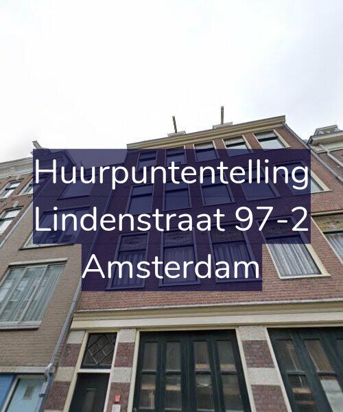 Foto gevel Huurpuntentelling voor Lindenstraat 97-2, Amsterdam