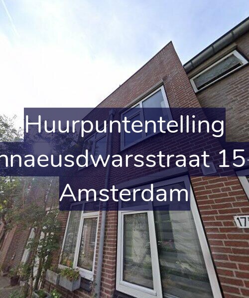 Foto gevel Huurpuntentelling voor Linnaeusdwarsstraat 15-B, Amsterdam