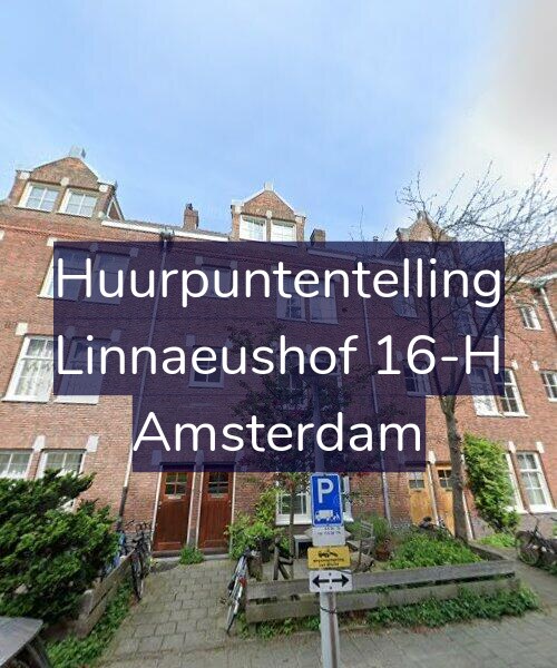 Foto gevel Huurpuntentelling voor Linnaeushof 16-H, Amsterdam