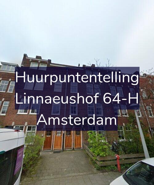 Foto gevel Huurpuntentelling voor Linnaeushof 64-H, Amsterdam