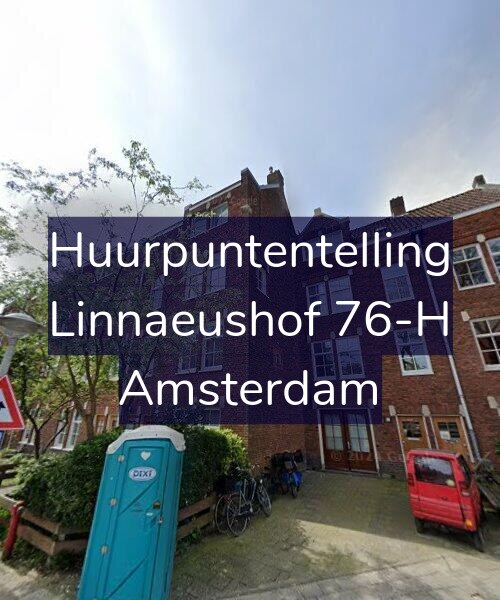 Foto gevel Huurpuntentelling voor Linnaeushof 76-H, Amsterdam