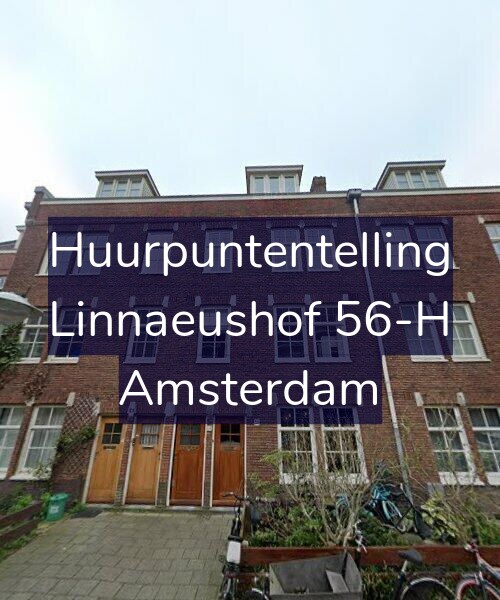 Foto gevel Huurpuntentelling voor Linnaeushof 56-H, Amsterdam