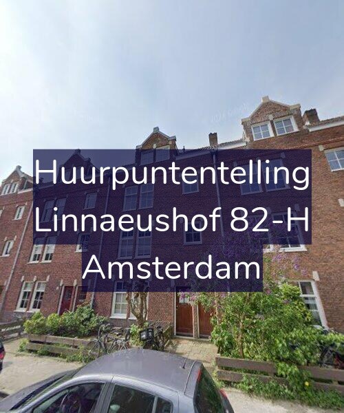 Foto gevel Huurpuntentelling voor Linnaeushof 82-H, Amsterdam