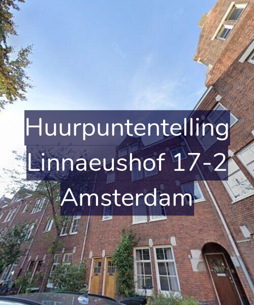 Foto gevel Huurpuntentelling voor Linnaeushof 17-2, Amsterdam