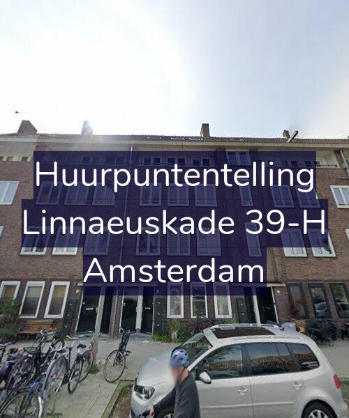 Foto gevel Huurpuntentelling voor Linnaeuskade 39-H, Amsterdam