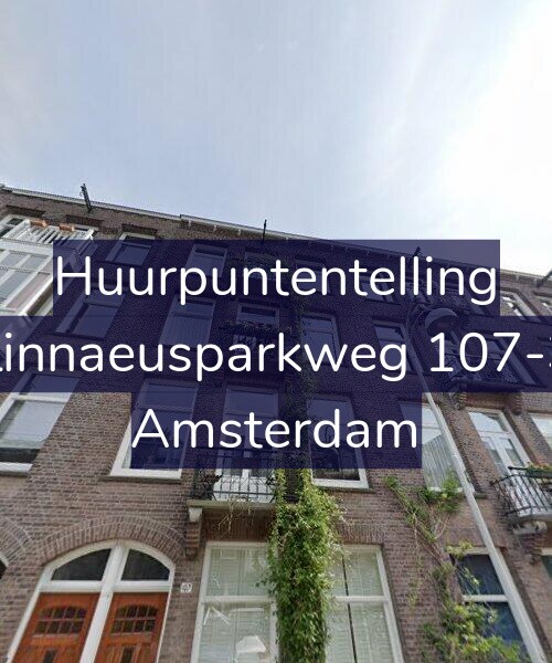 Foto gevel Huurpuntentelling voor Linnaeusparkweg 107-3, Amsterdam