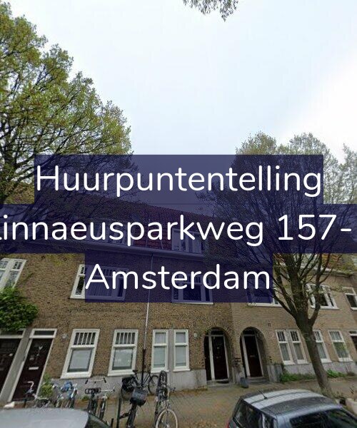 Foto gevel Huurpuntentelling voor Linnaeusparkweg 157-1, Amsterdam