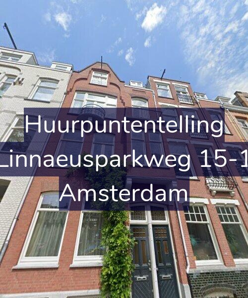Foto gevel Huurpuntentelling voor Linnaeusparkweg 15-1, Amsterdam