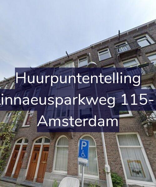 Foto gevel Huurpuntentelling voor Linnaeusparkweg 115-1, Amsterdam