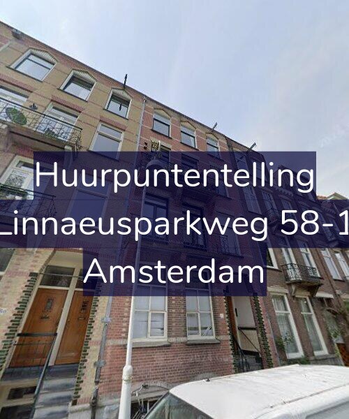 Foto gevel Huurpuntentelling voor Linnaeusparkweg 58-1, Amsterdam