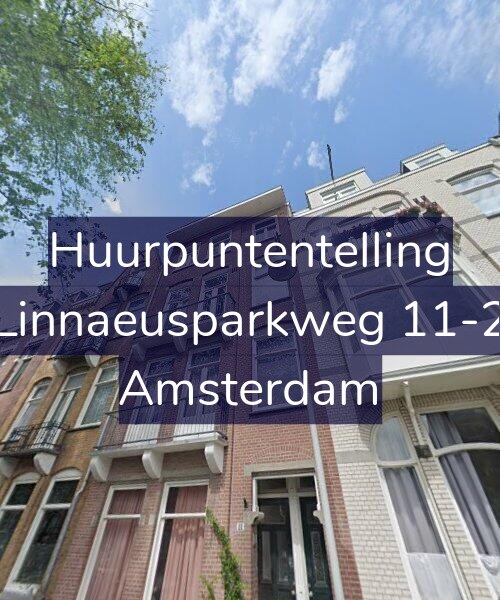 Foto gevel Huurpuntentelling voor Linnaeusparkweg 11-2, Amsterdam