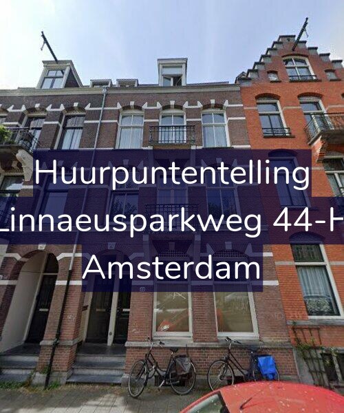 Foto gevel Huurpuntentelling voor Linnaeusparkweg 44-H, Amsterdam