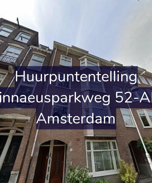 Foto gevel Huurpuntentelling voor Linnaeusparkweg 52-AH, Amsterdam
