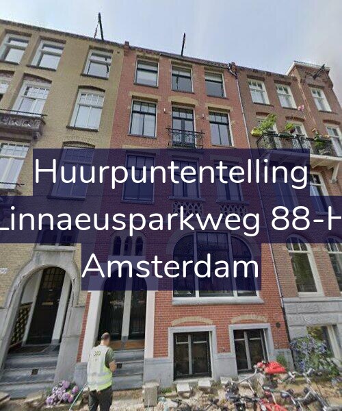 Foto gevel Huurpuntentelling voor Linnaeusparkweg 88-H, Amsterdam
