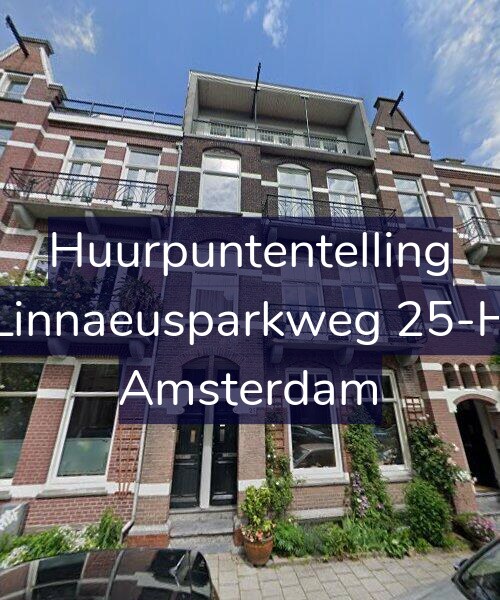 Foto gevel Huurpuntentelling voor Linnaeusparkweg 25-H, Amsterdam