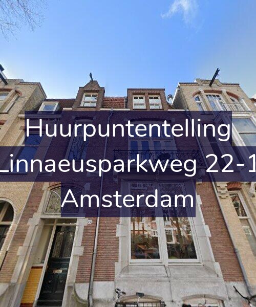 Foto gevel Huurpuntentelling voor Linnaeusparkweg 22-1, Amsterdam