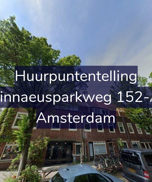 Foto gevel Huurpuntentelling voor Linnaeusparkweg 152-A, Amsterdam