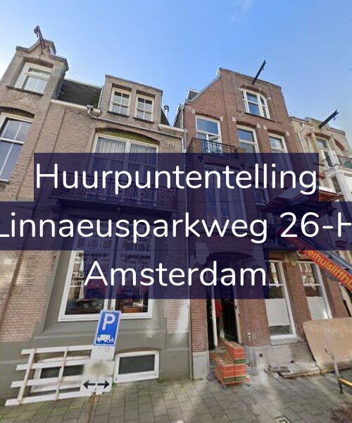 Foto gevel Huurpuntentelling voor Linnaeusparkweg 26-H, Amsterdam
